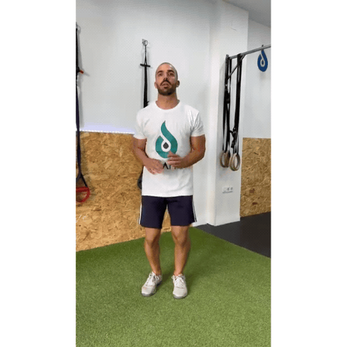 Jumping jacks de calentamiento